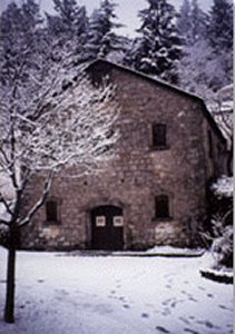 existing barn built in the 1880s at Mayacamas Vineyards