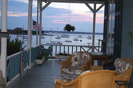 view from the porch of Villa Marina